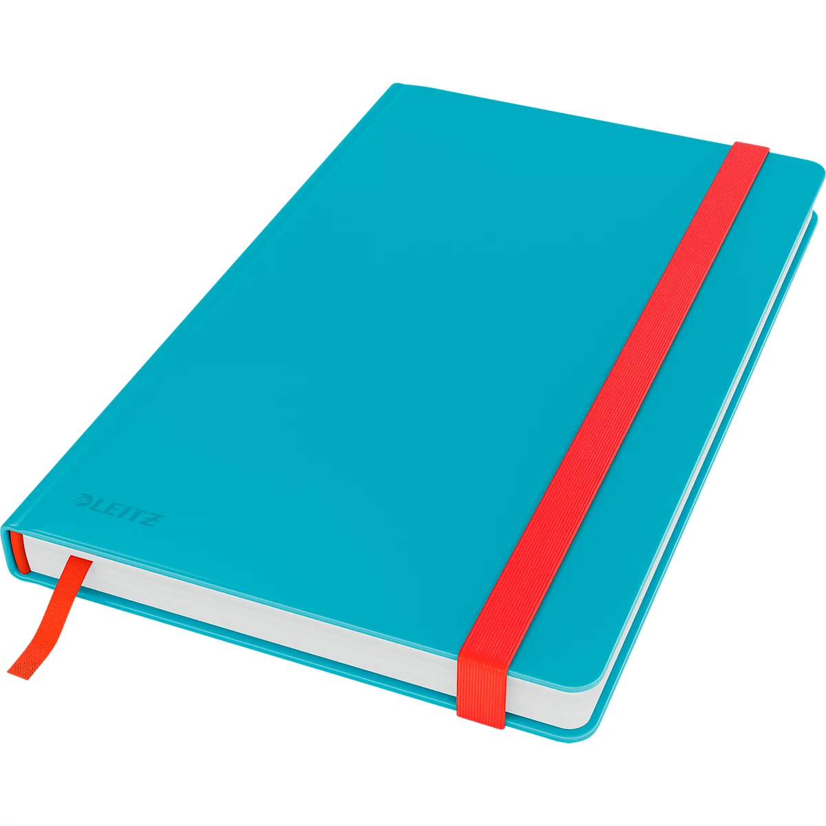 Carnet de notes Leitz Cosy, DIN A5, quadrillé, papier 100 g/m², 80 feuilles, couverture rigide, bleu