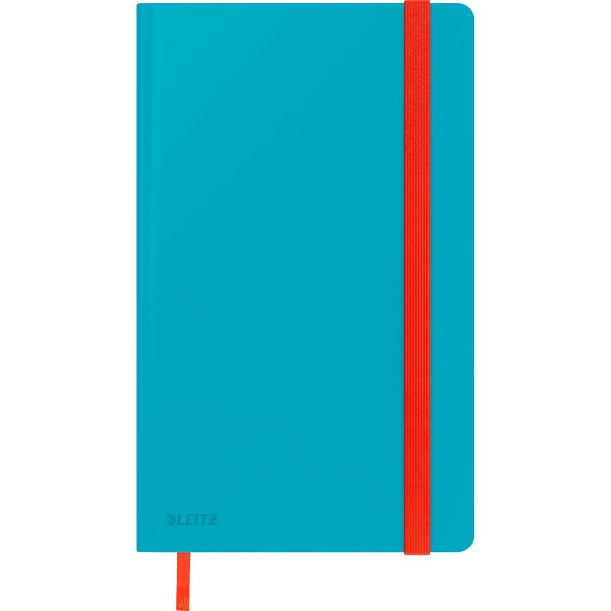 Carnet de notes Leitz Cosy, DIN A5, quadrillé, papier 100 g/m², 80 feuilles, couverture rigide, bleu