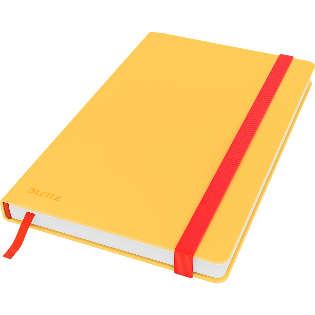 Carnet de notes Leitz Cosy, DIN A5, quadrillé, papier 100 g/m², 80 feuilles, couverture rigide, jaune