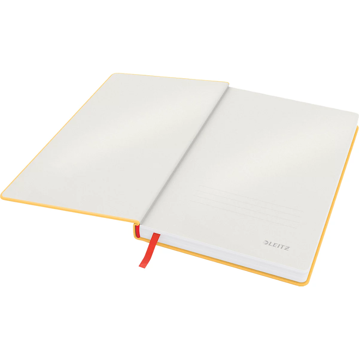 Carnet de notes Leitz Cosy, DIN A5, quadrillé, papier 100 g/m², 80 feuilles, couverture rigide, jaune