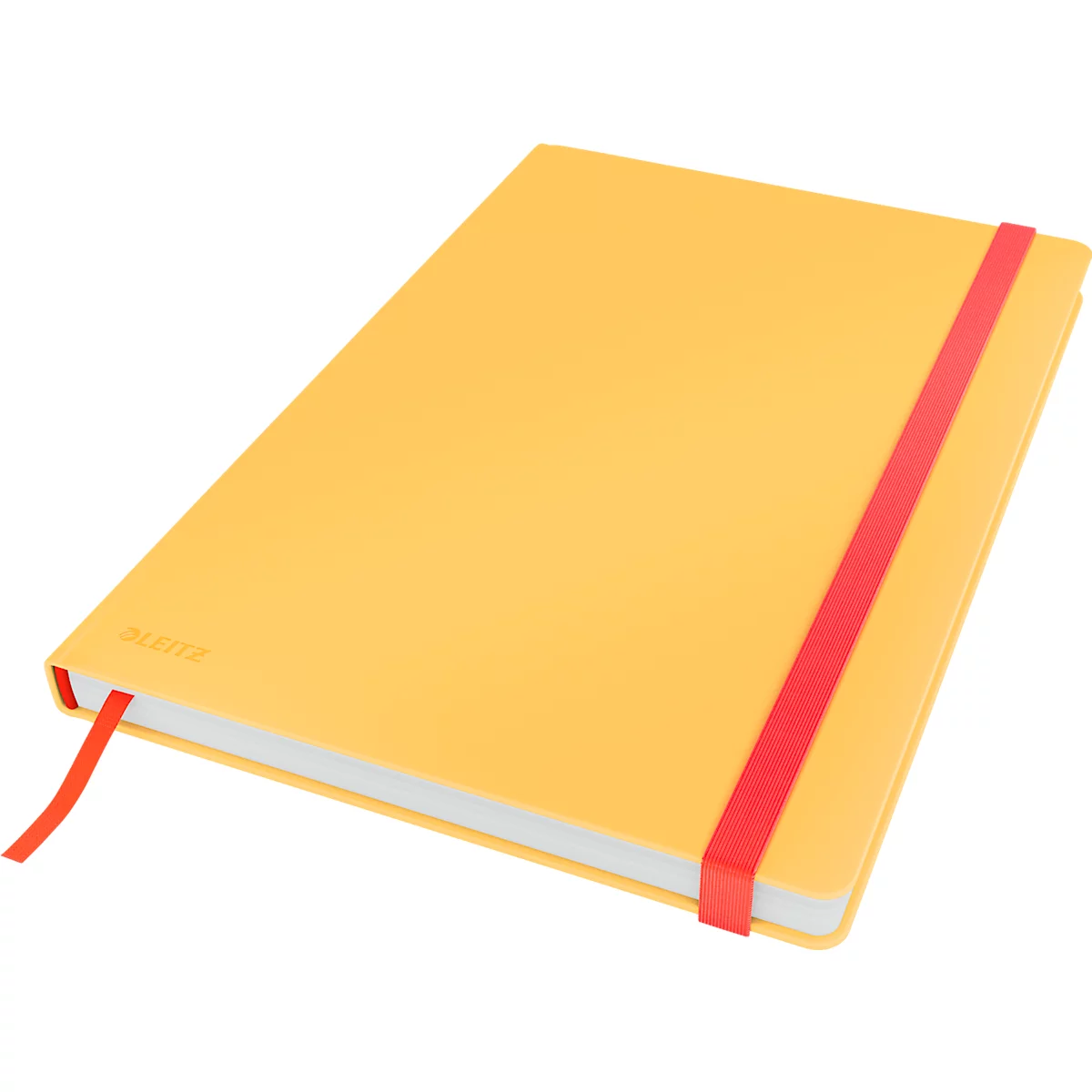 Carnet de notes Leitz Cosy, DIN B5, quadrillé, papier 100 g/m², 80 feuilles, couverture rigide, jaune