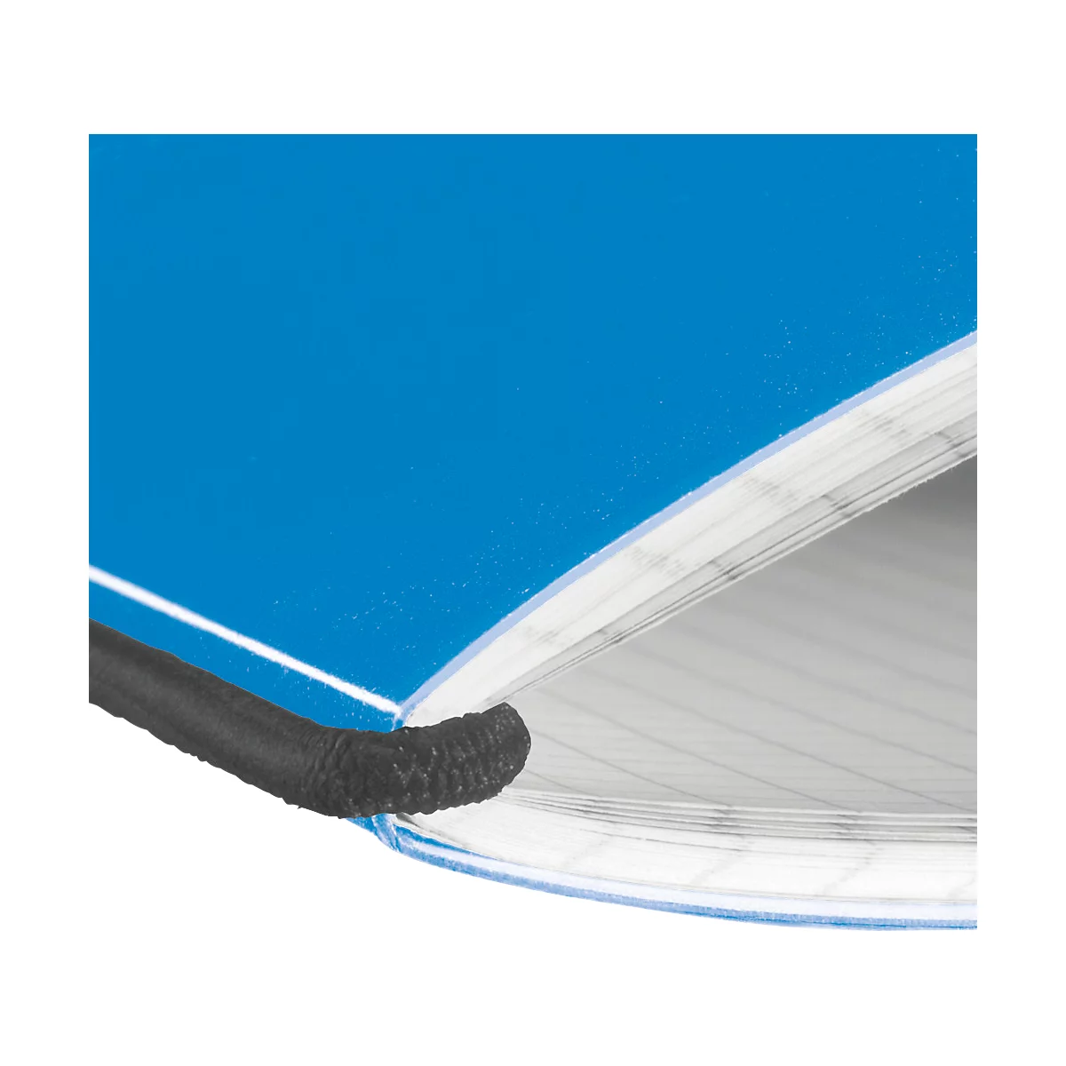 Carnet de notes my.book Herlitz, format A5, plastique, 40 feuilles quadrillées, bleu