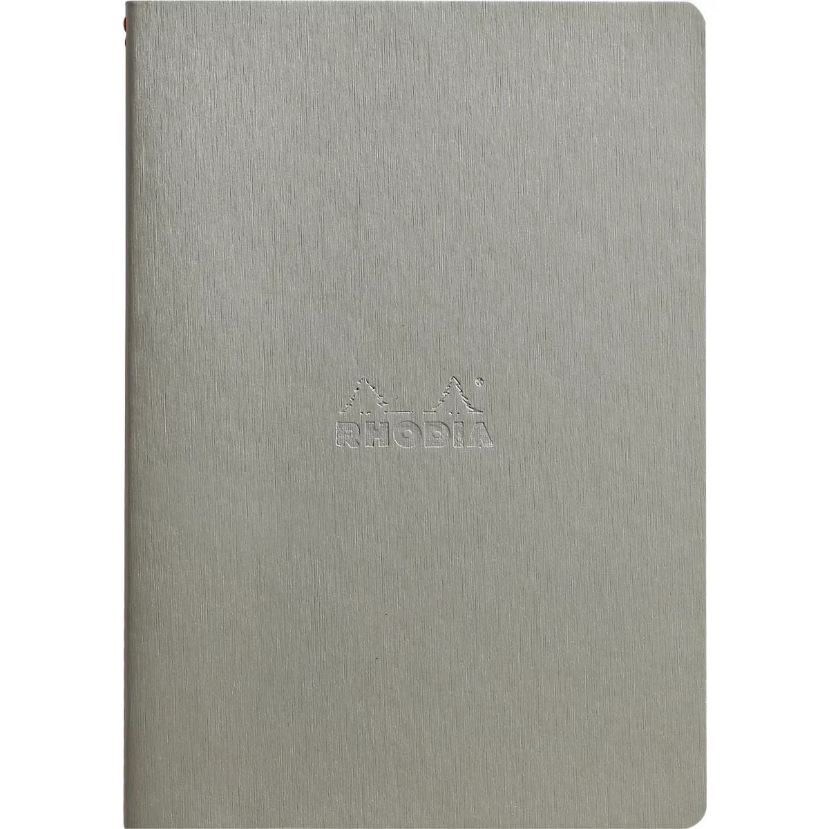 Carnet de notes Rhodia, 32 feuilles, DIN A5, 90 g/m², ligné, argenté