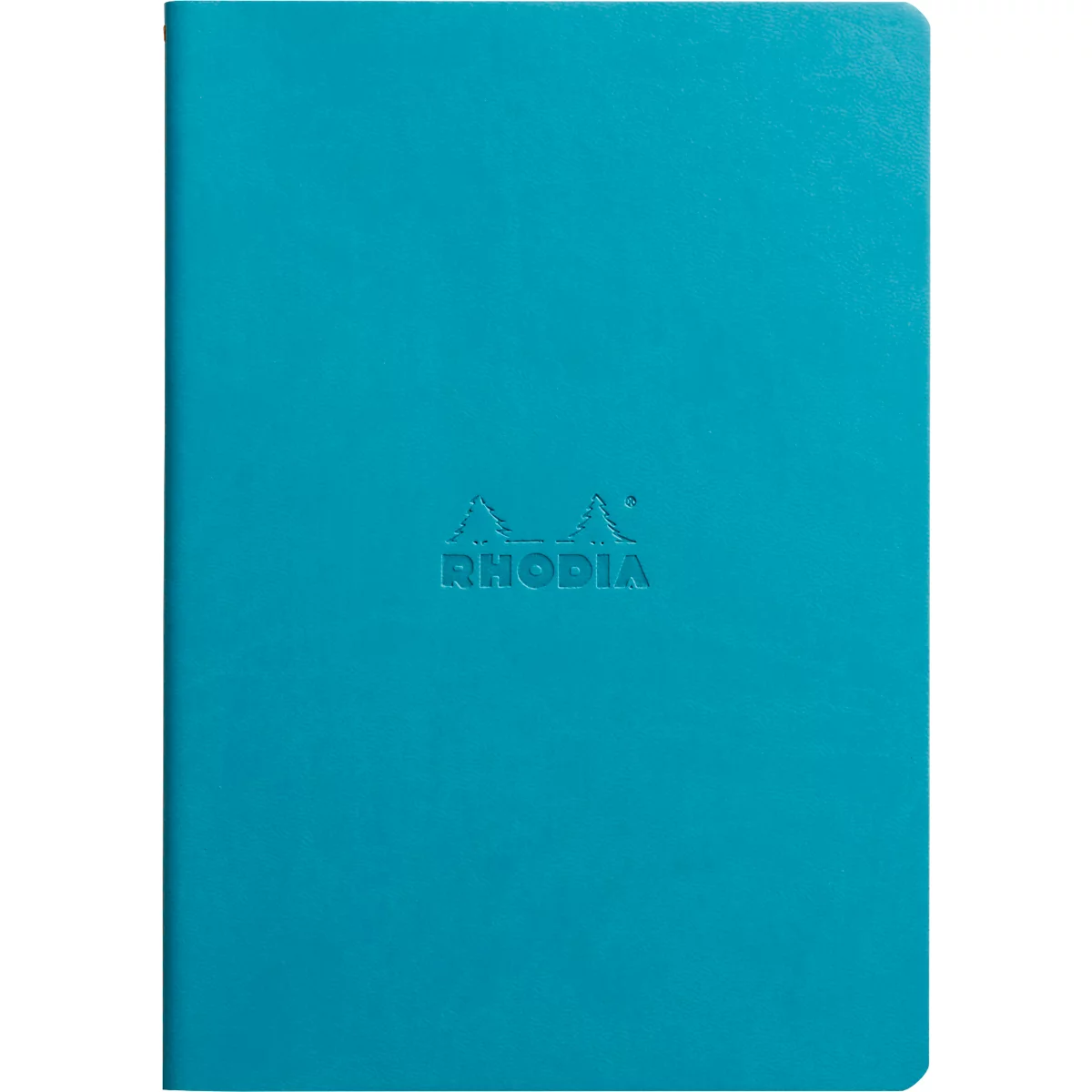 Carnet de notes Rhodia, 32 feuilles, DIN A5, 90 g/m², ligné, turquoise