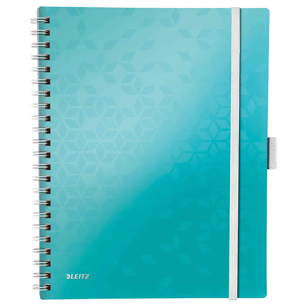 Carnet de notes WOW Be Mobile 4645 LEITZ, format A4, quadrillé, bleu pétrole