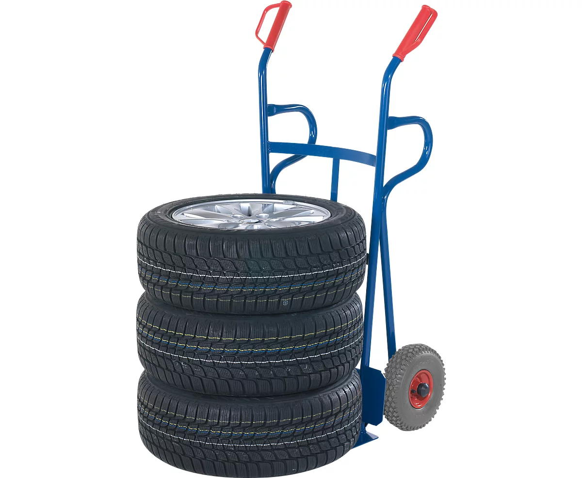 Carretilla para neumáticos, ruedas neumáticas, ø 260 x 85 mm