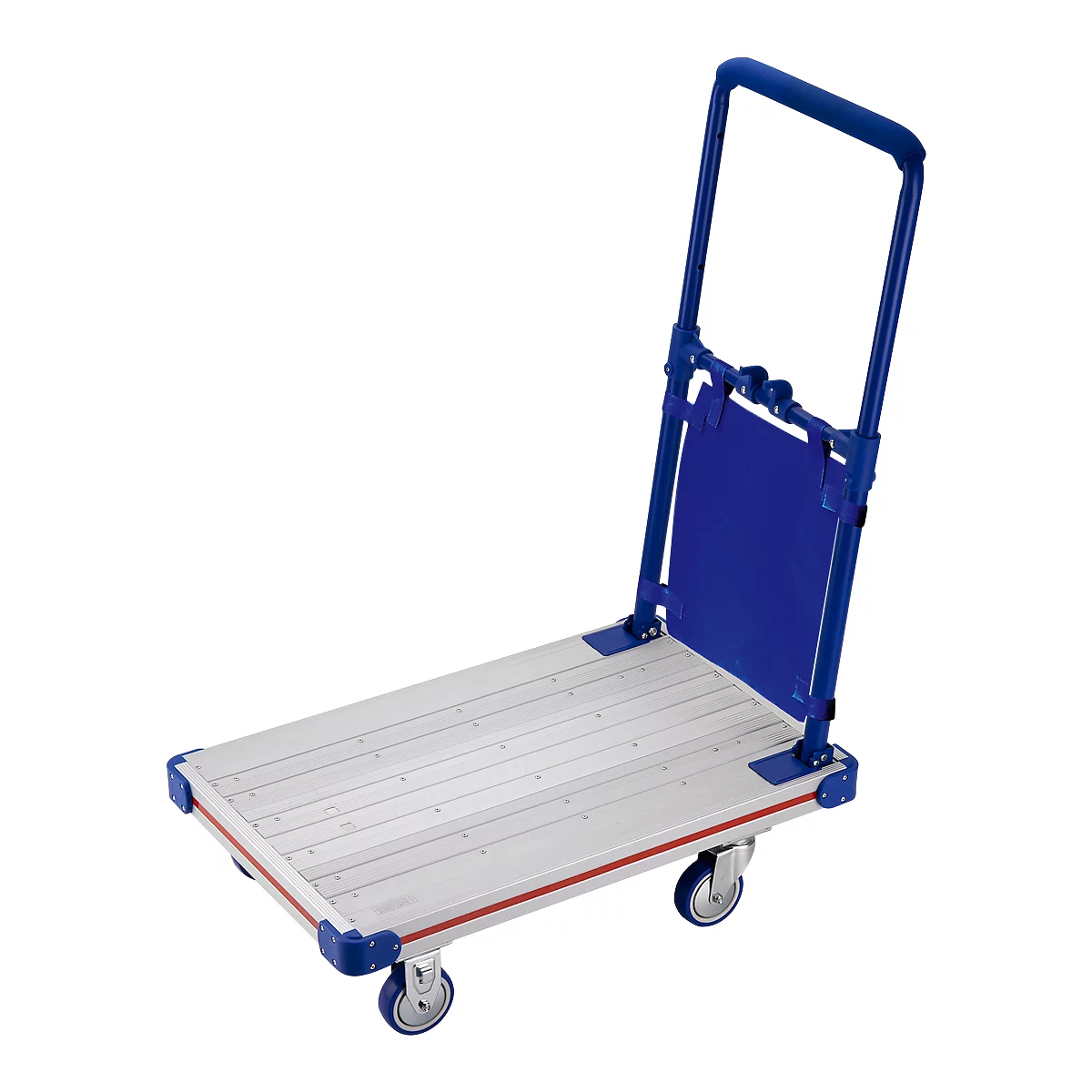 Carro de plataforma de aluminio, plegable, capacidad de carga 150 kg, peso 8,5 kg