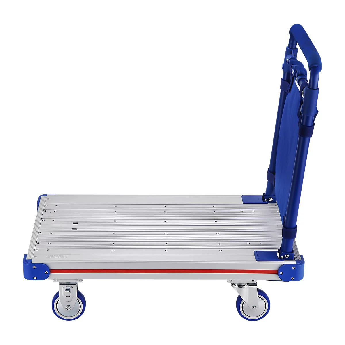 Carro de plataforma de aluminio, plegable, capacidad de carga 150 kg, peso 8,5 kg