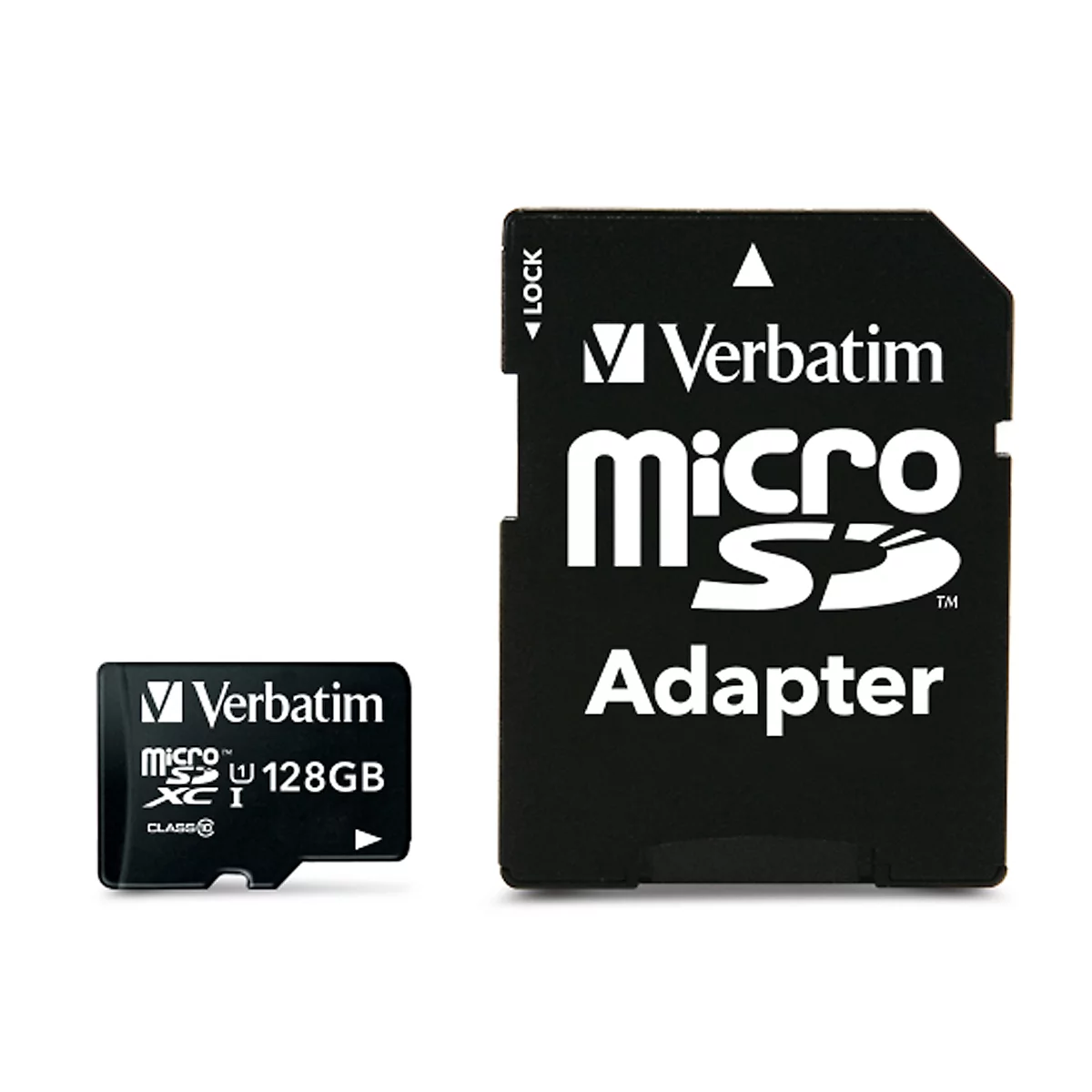 Carte mémoire MicroSDHC/SDXC Premium Verbatim, capacité de stockage, 128 Go