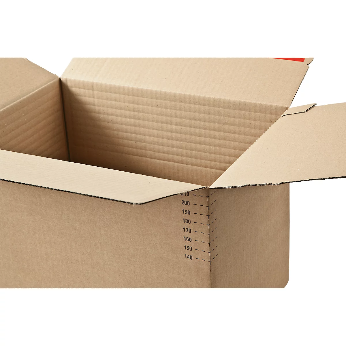 Carton à fond automatique, format A4, double fond, fermeture autocollante, brun, 10 p.