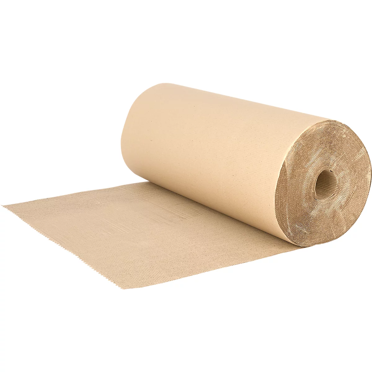 Carton ondulé en rouleau, L 70 m x l 1000 mm, 100 % carton ondulé recyclé