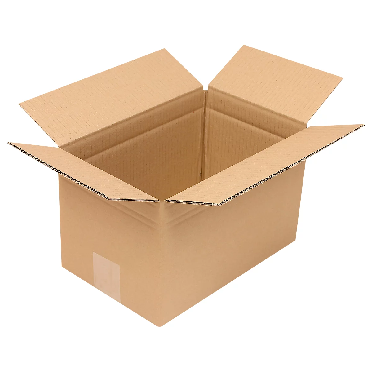Carton pliable à 2 cannelures, carton ondulé, brun, optimisé aux dimensions d'une palette européenne, 280 x 180 mm