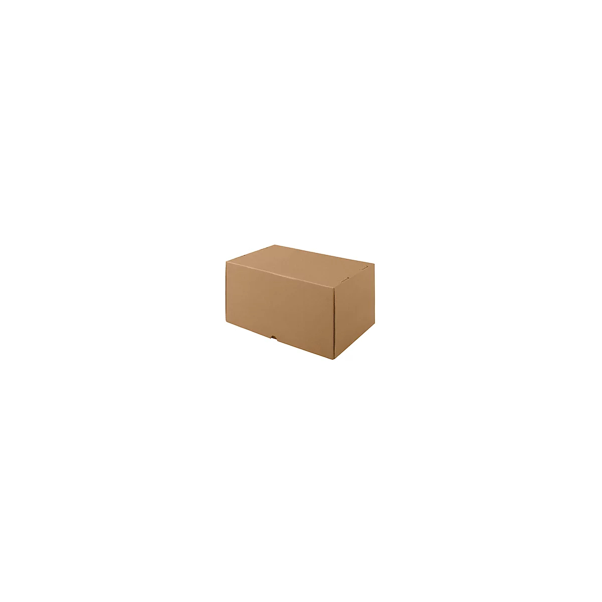 Cartons à couvercle cloche, renforcé, 1 cannelure, 140 x 90 x 40-70 mm, 50 p.