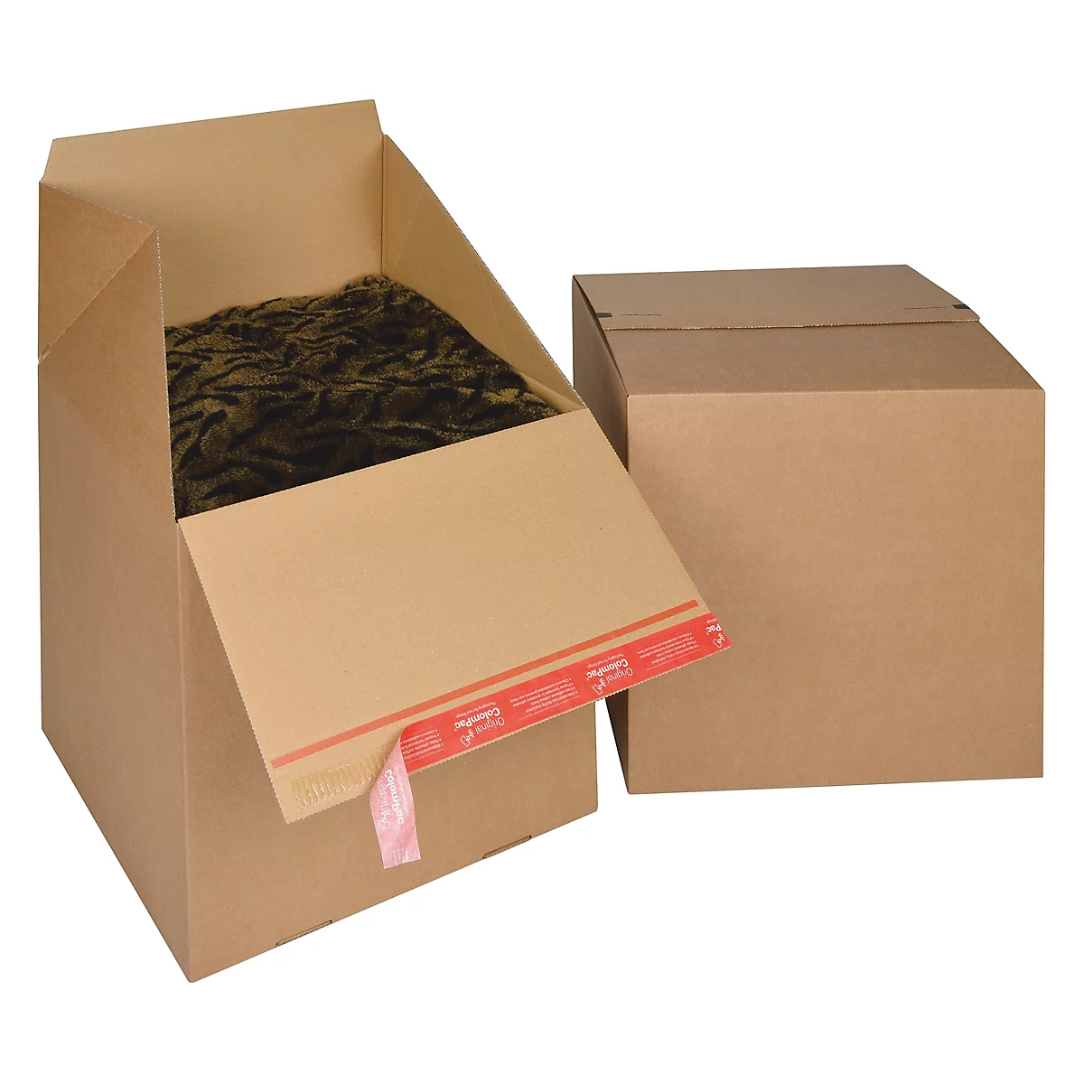 Cartons pliables Bac Euro ColomPac, taille L, 400 x 400 x 400 mm, 10 p.