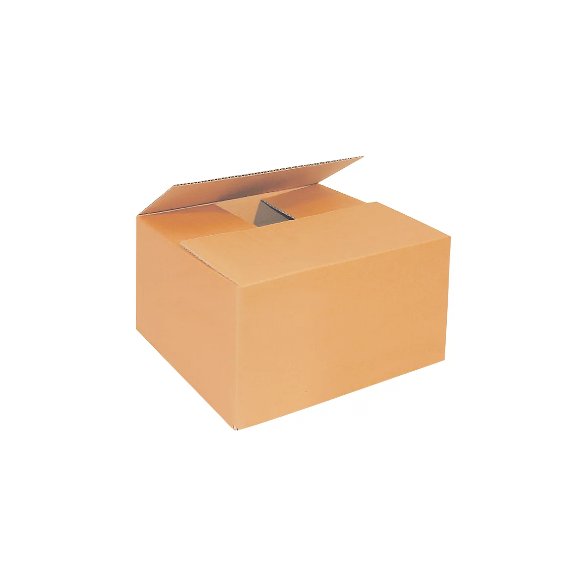 Cartons pliables en carton ondulé, 1 cannelure, 215 x 155 x 135 mm
