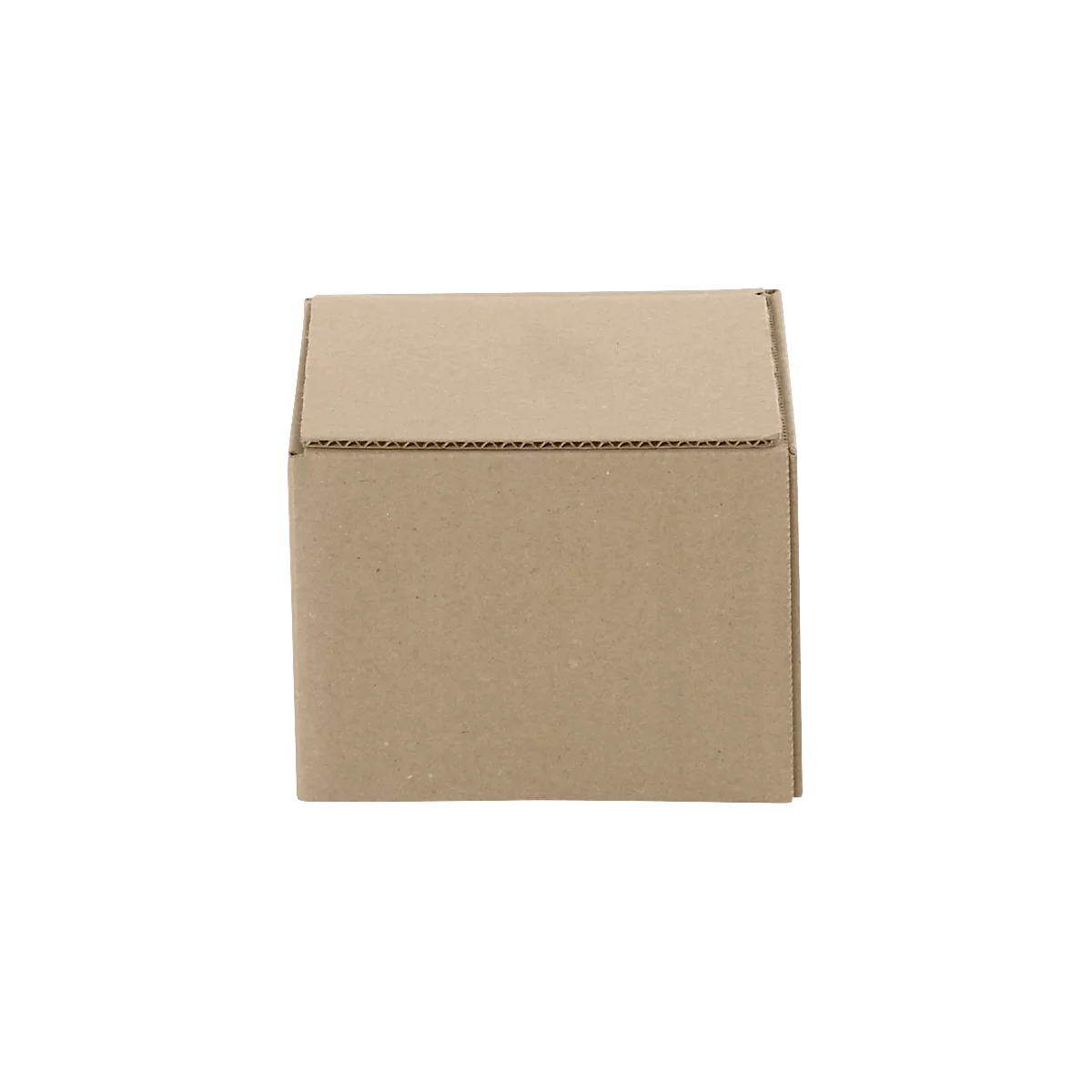 Cartons pliables et ondulés, 1 cannelure, 125 x 100 x 80 mm, brun