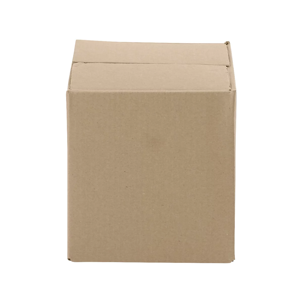 Cartons pliables et ondulés, 1 cannelure, 150 x 150 x 150 mm, brun