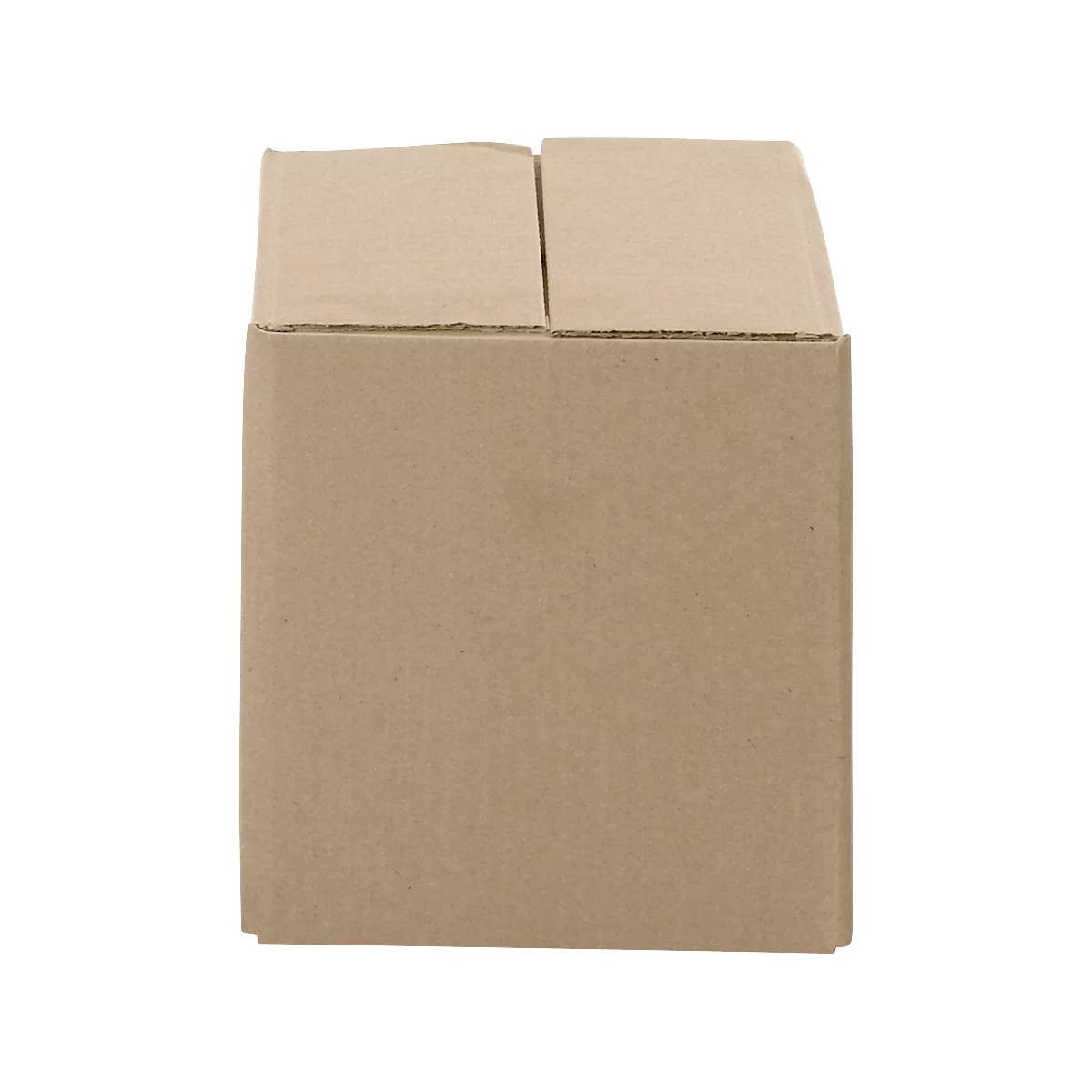 Cartons pliables et ondulés, 1 cannelure, 150 x 150 x 150 mm, brun