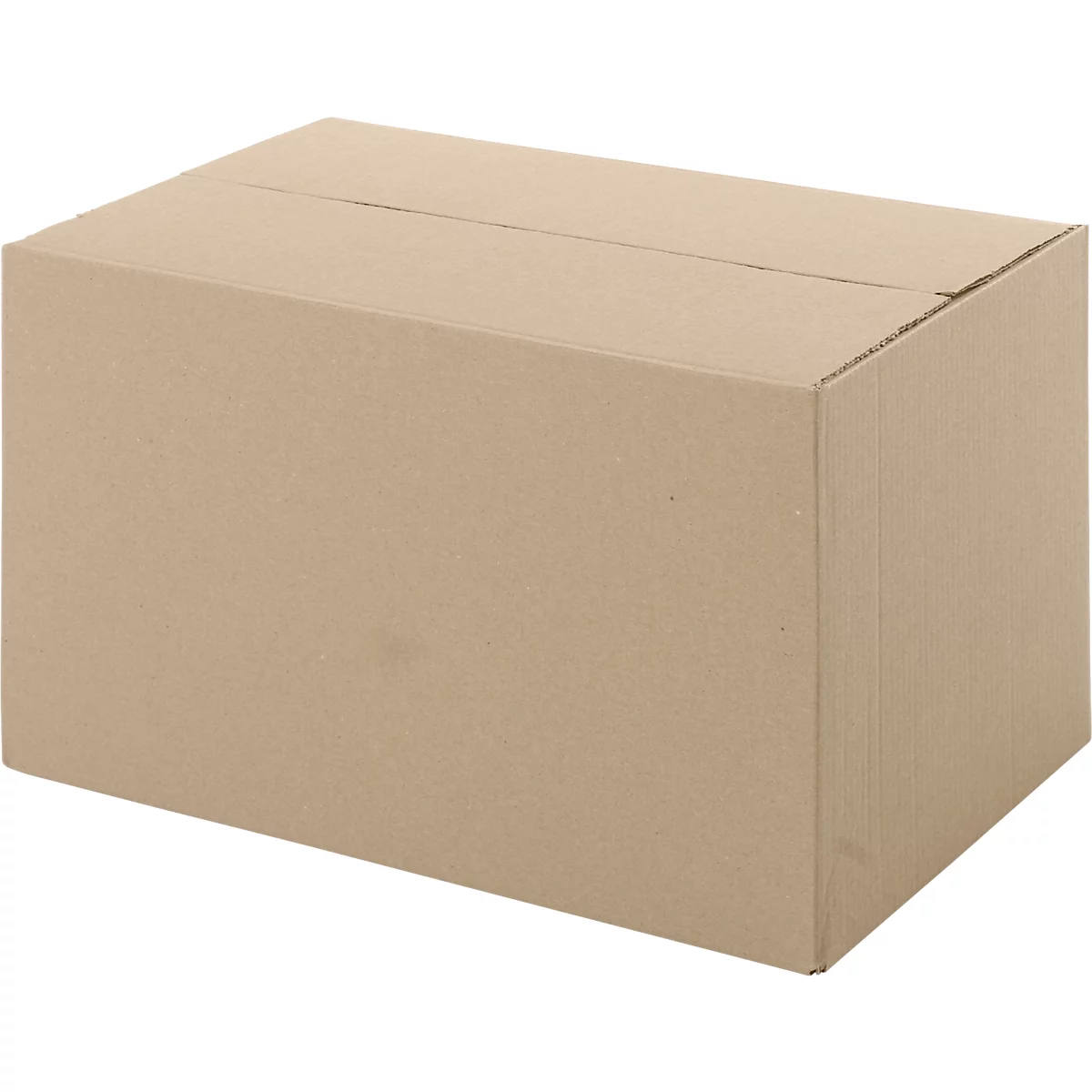Cartons pliables et ondulés, 1 cannelure, 350 x 250 x 200 mm, brun