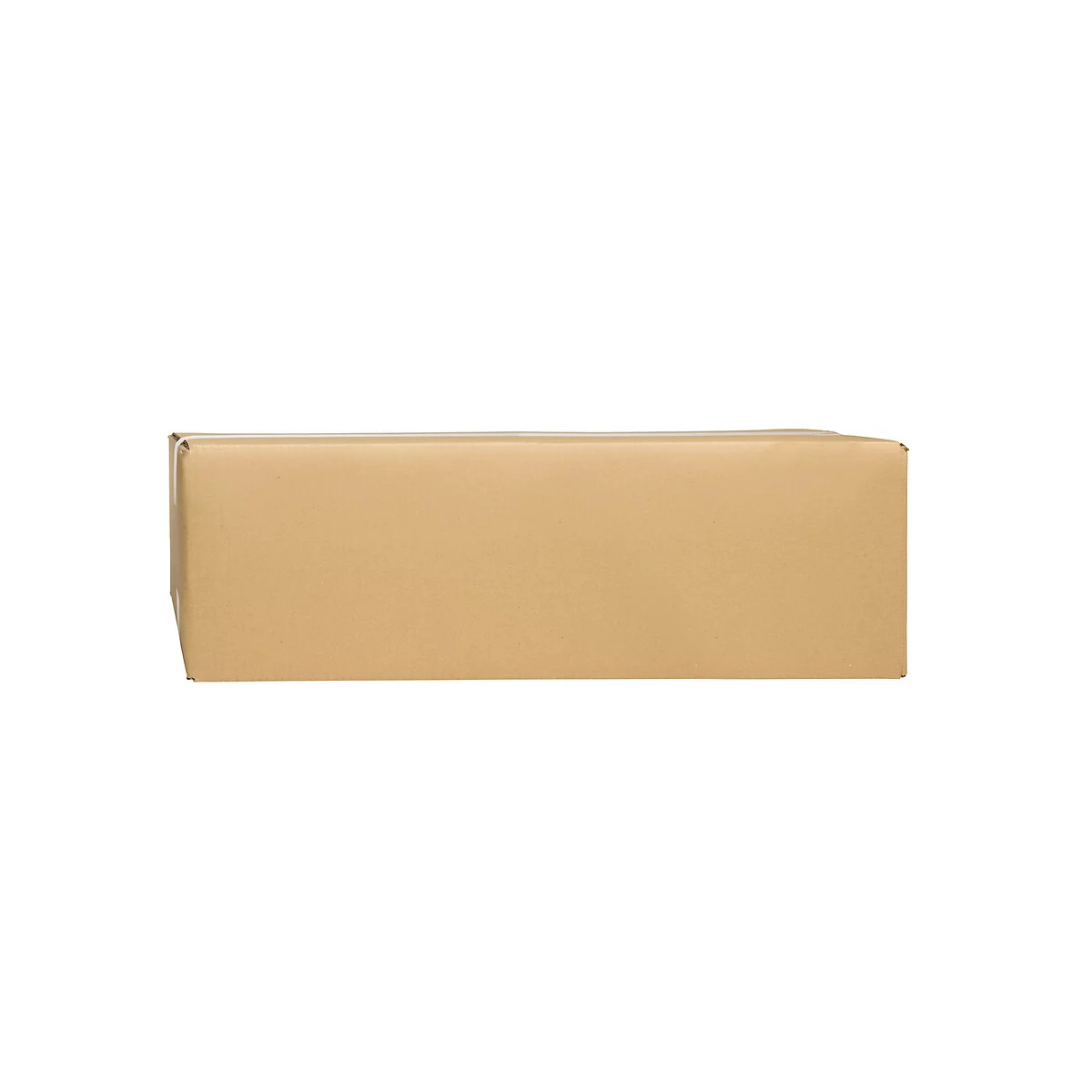 Cartons pliables et ondulés, double cannelure, 600 x 200 x 200 mm, brun