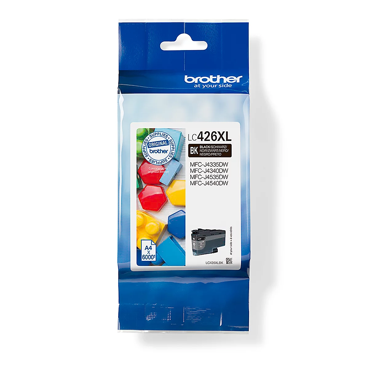 Cartouche d'encre originale Brother LC-426BK, pack individuel, noir