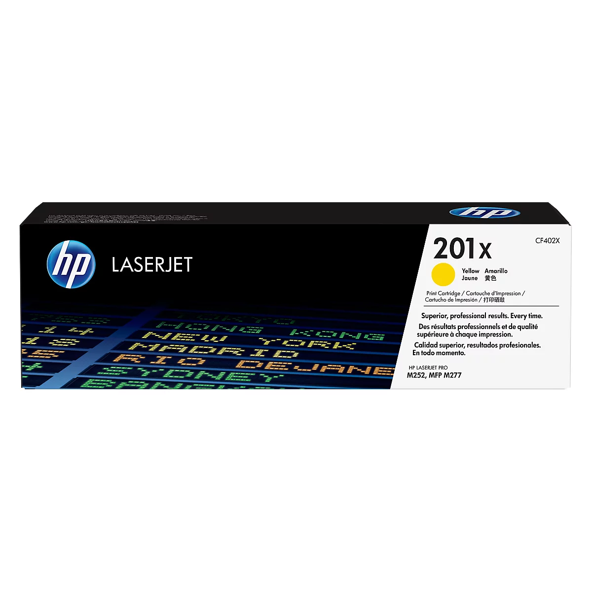 Cartouche d'impression Color LaserJet 201X CF402X HP, jaune