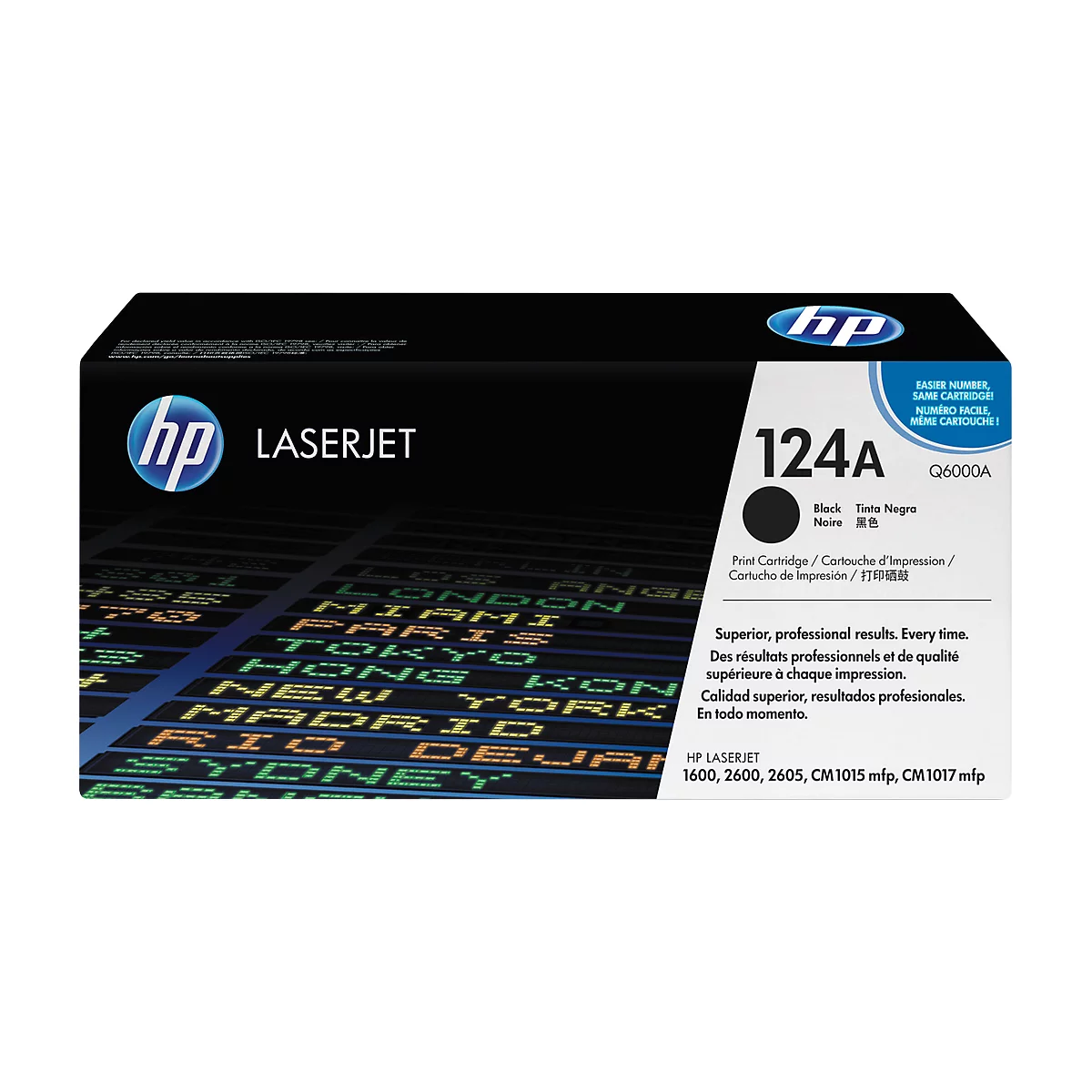 Cartouche d'impression Color LaserJet Q6000A HP, noir
