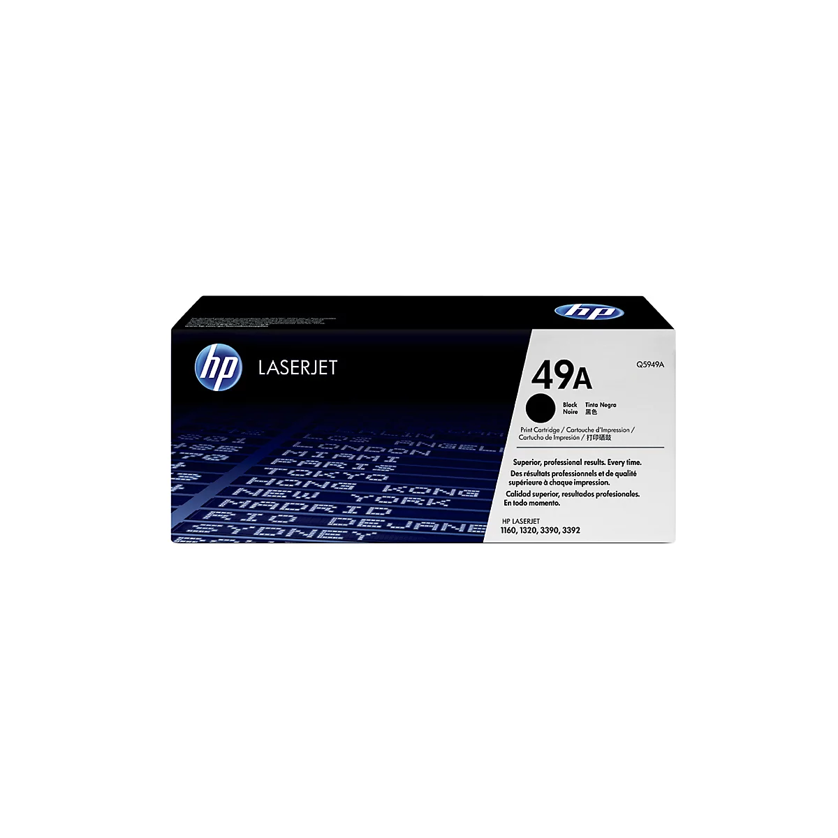 Cartouche d'impression LaserJet Q5949A HP, noir