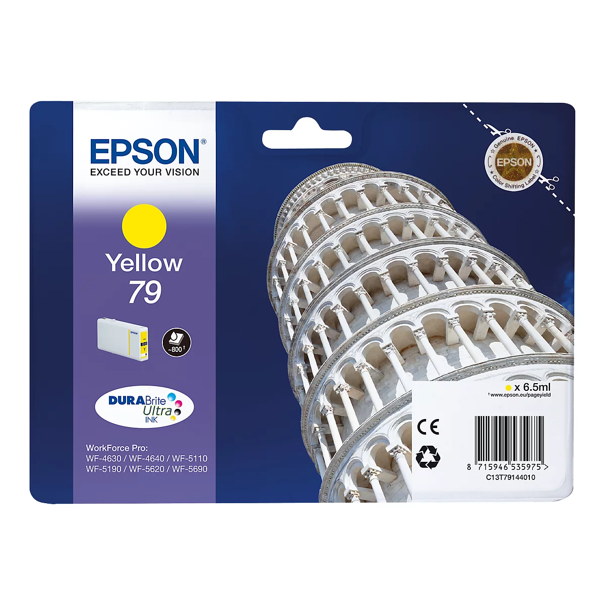 Cartouche d'imprimante C13T79144010 L Epson, jaune