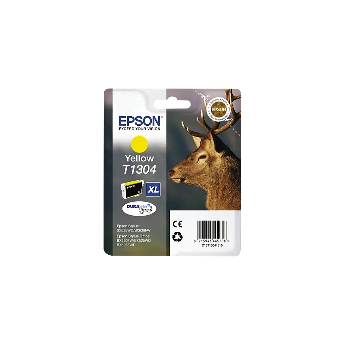 Cartouche d'imprimante jaune T13044010 Epson