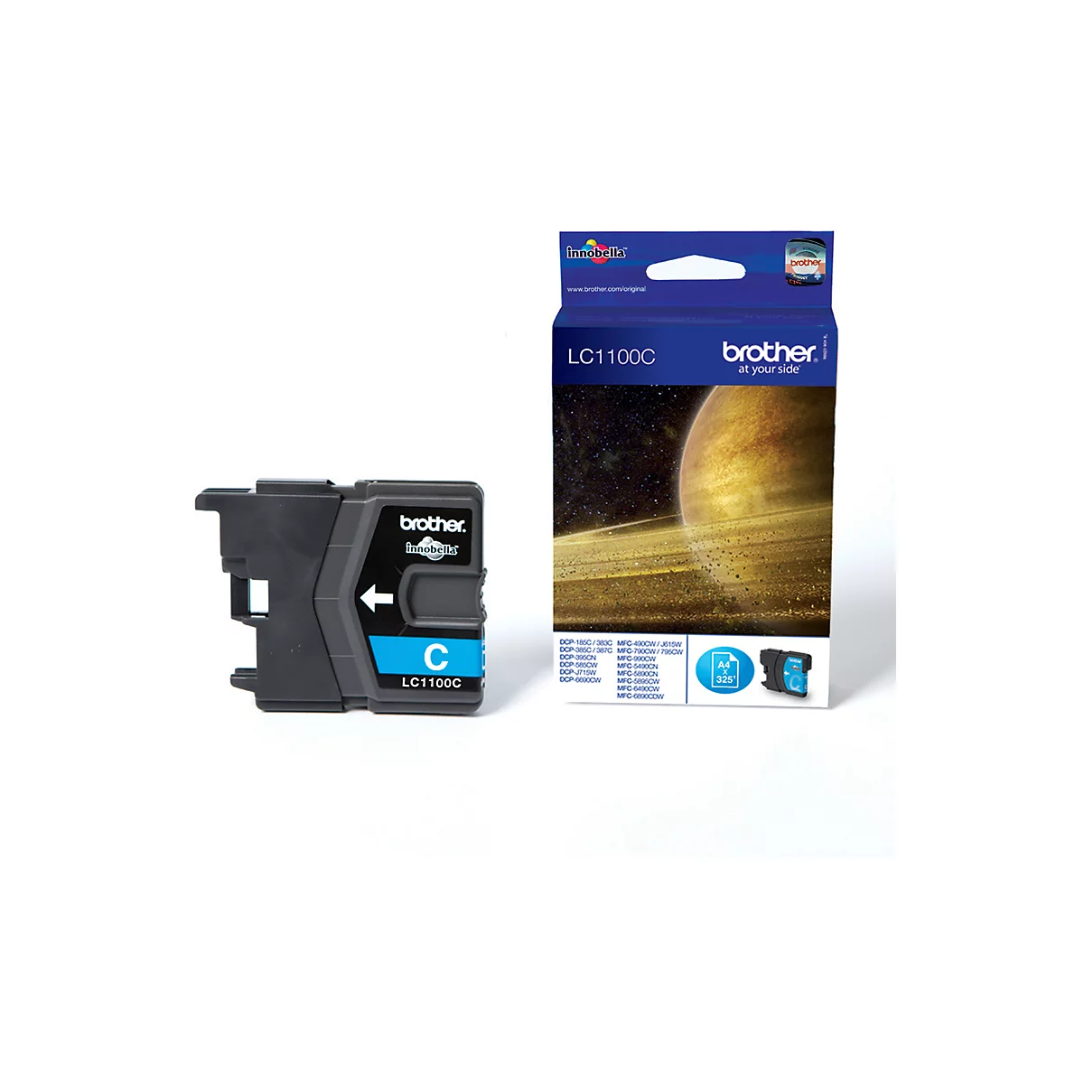 Cartouche d'imprimante LC-1100 C Brother, cyan