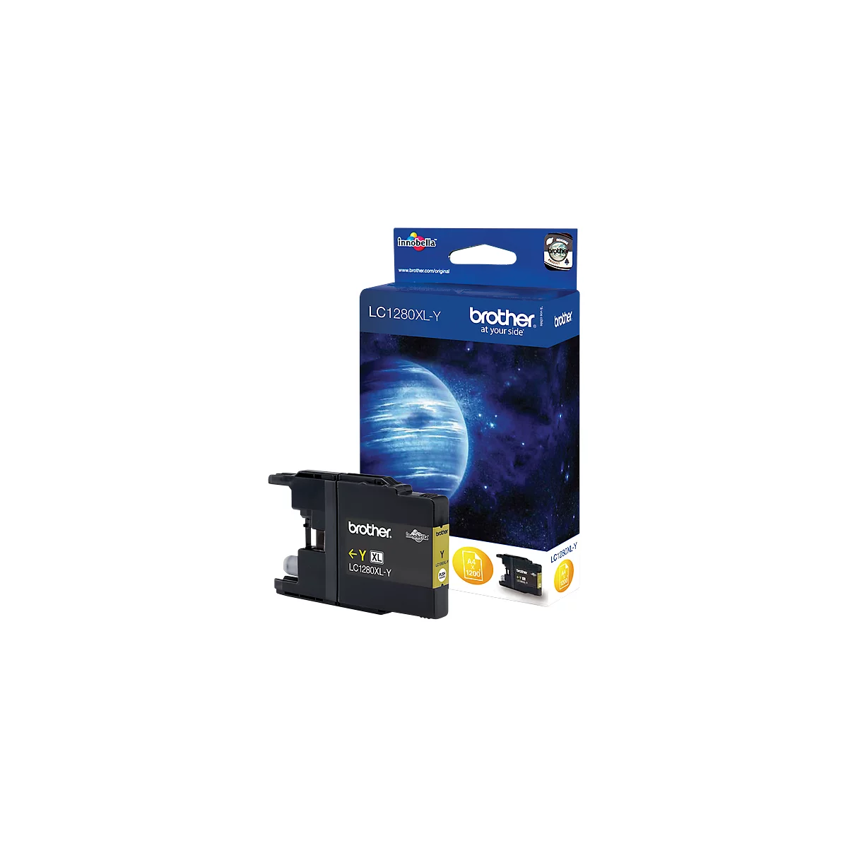 Cartouche d'imprimante LC-1280XLY Brother, jaune