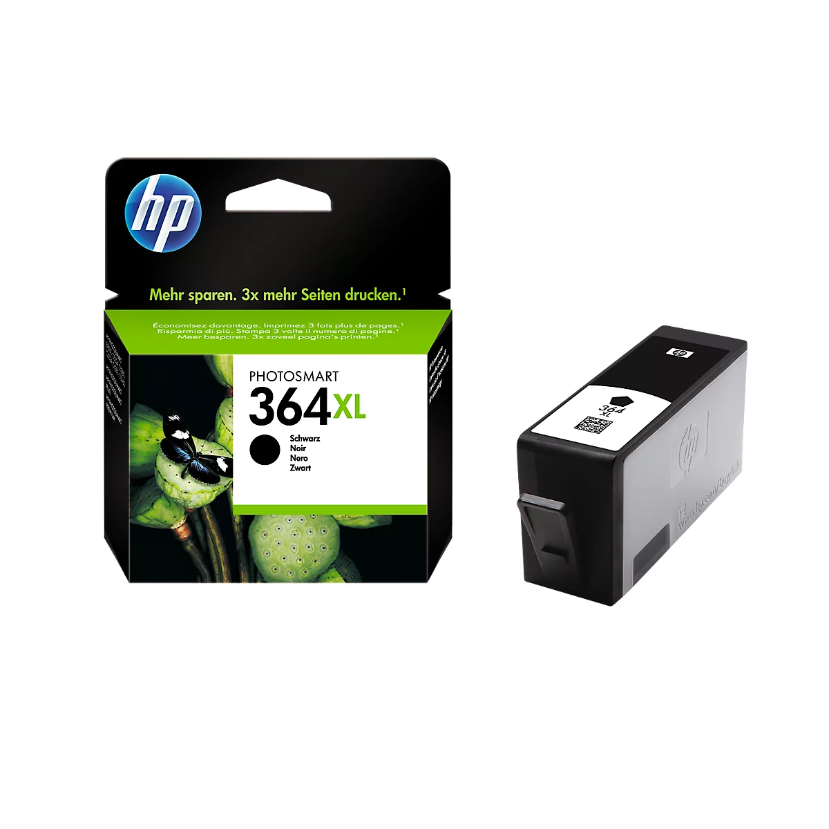 Cartouche d'imprimante n° 364XL noir (CN684EE) HP