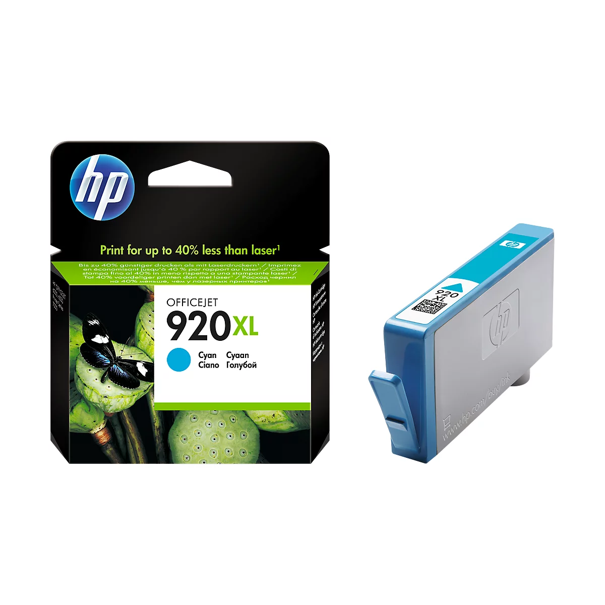 Cartouche d'imprimante n° 920XL cyan (CD972AE) HP