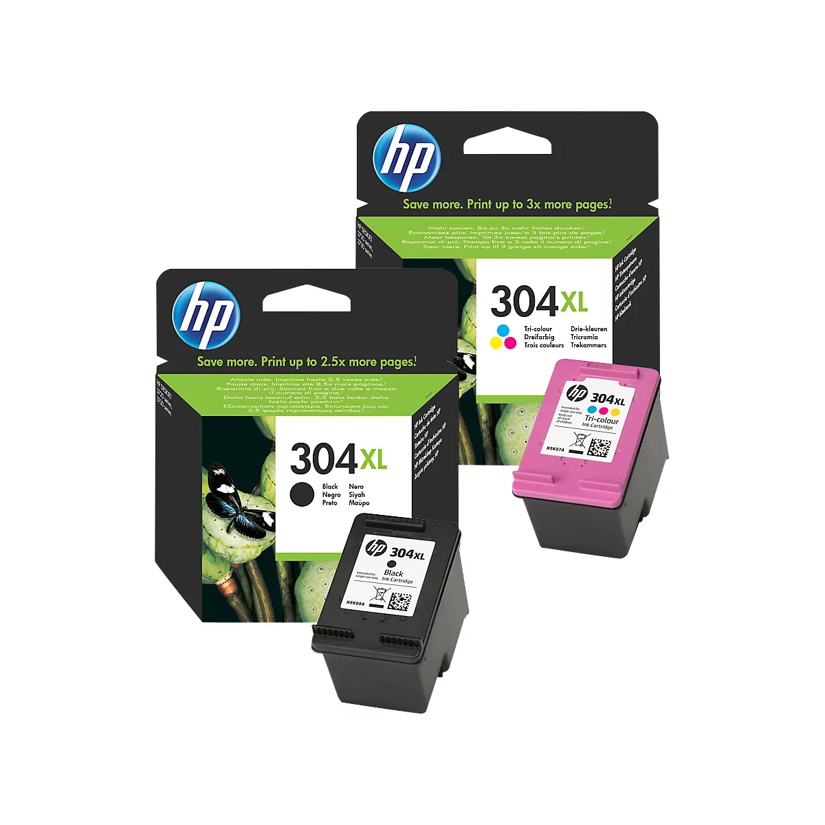 PACK 3 CARTOUCHES D'ENCRE N°304 XL COULEUR compatible Hp