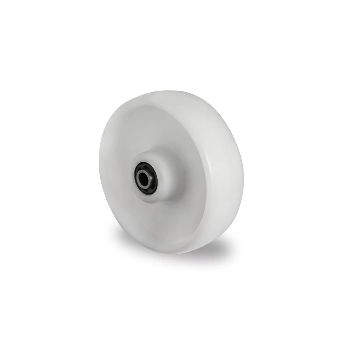 CASCOO inbouwwiel N0N0, met wiel ø 80 mm x B 34 mm, polyamide velg, polyamide loopvlak, naturel/wit, rollager, tot 130 kg
