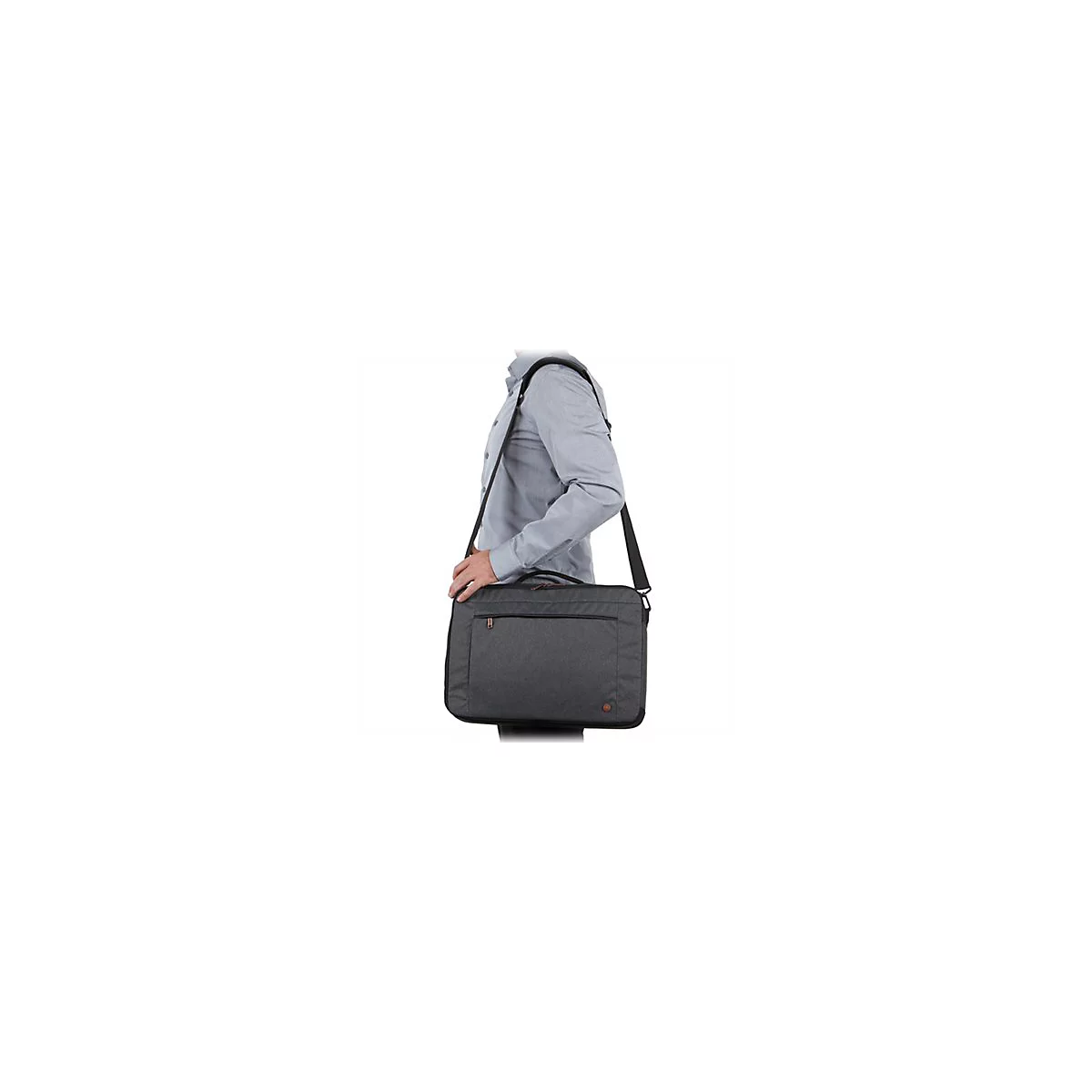 Case Logic ERA Hybrid - Notebook-Schultertasche - 39.6 cm (15.6') - Schwarz