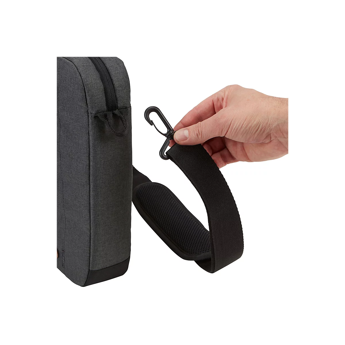 Case Logic ERA Laptop Attaché - Notebook-Schultertasche - 39.6 cm (15.6') - Obsidian