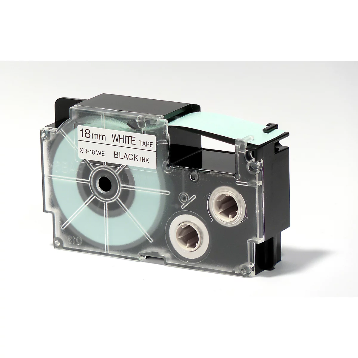 CASIO® labeltape XR-18WE1, 18 mm breed, wit