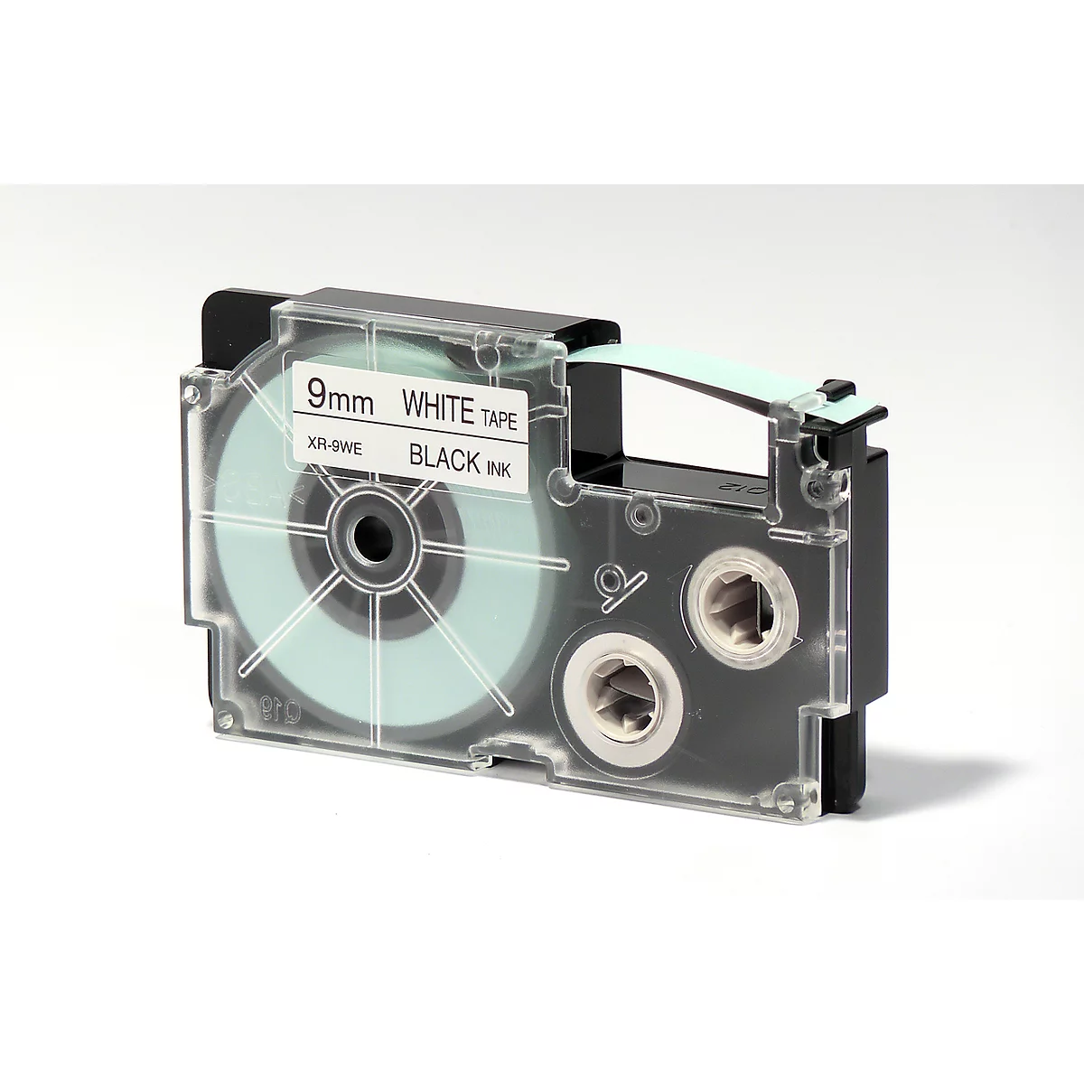 CASIO® labeltape XR-9WE1, 9 mm breed, wit