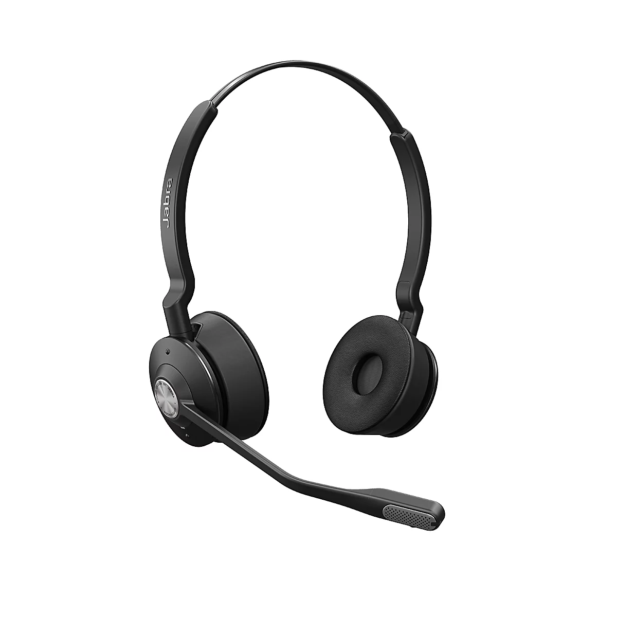 Casque DECT Jabra Engage 65, portée 150 m, jusqu'à 13 h, filtre antibruit, lampe busylight, bandeau réglable, binaural