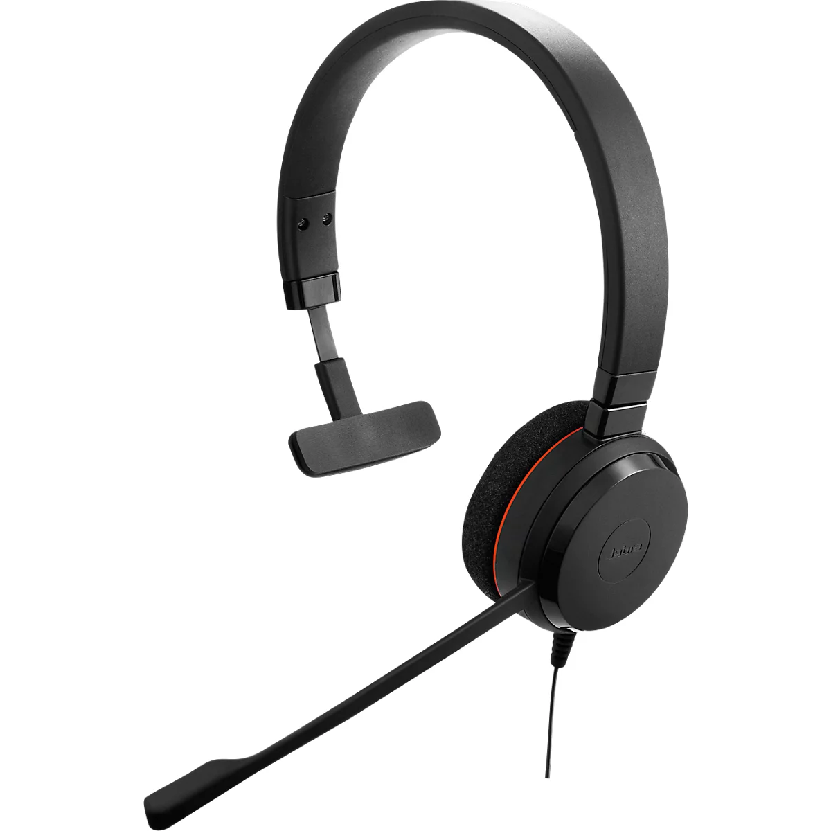 Casque intra-auriculaire Jabra Evolve 20 UC, USB, oreillettes en mousse, mono