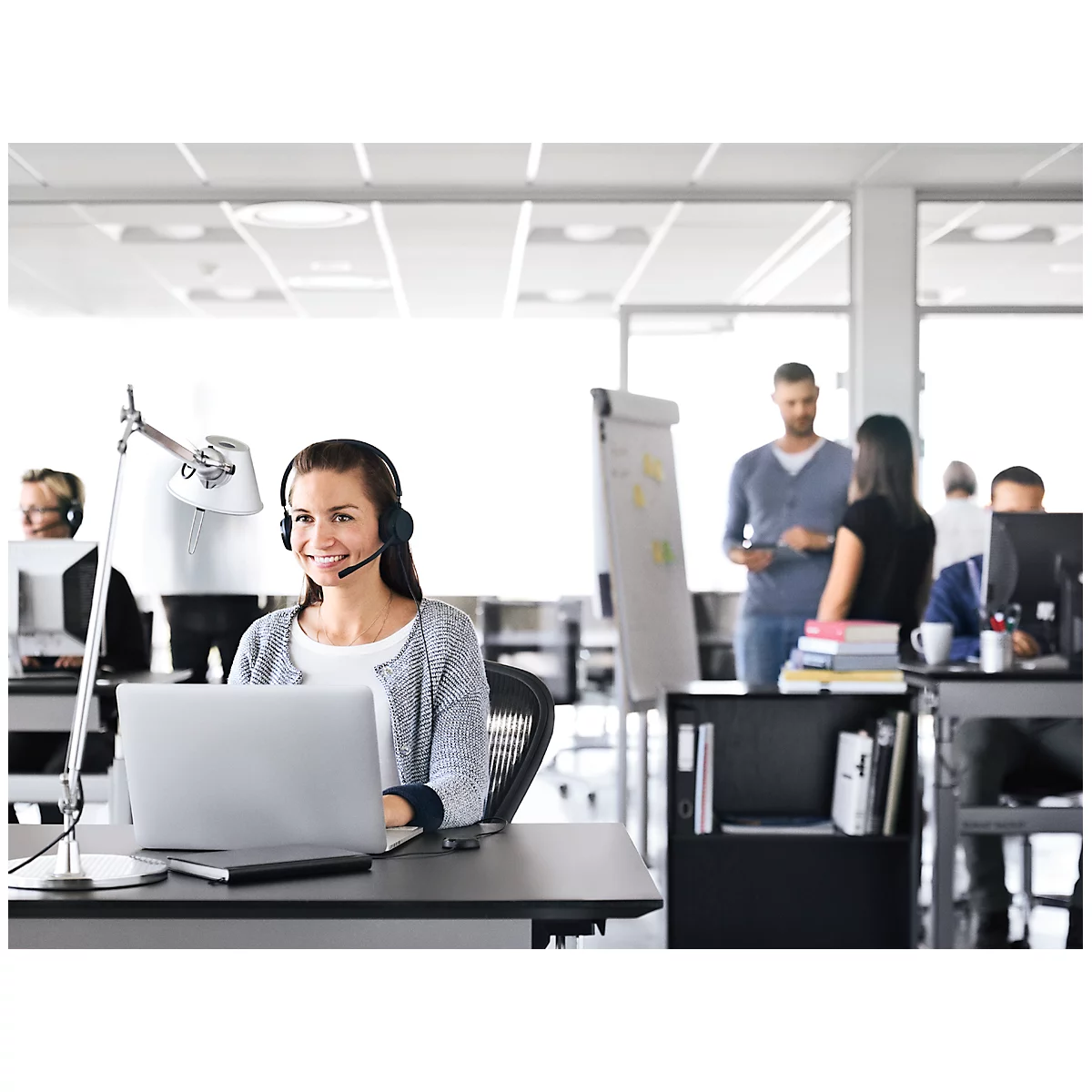 Casque intra-auriculaire Jabra Evolve 20 UC, USB, oreillettes en mousse, stéréo