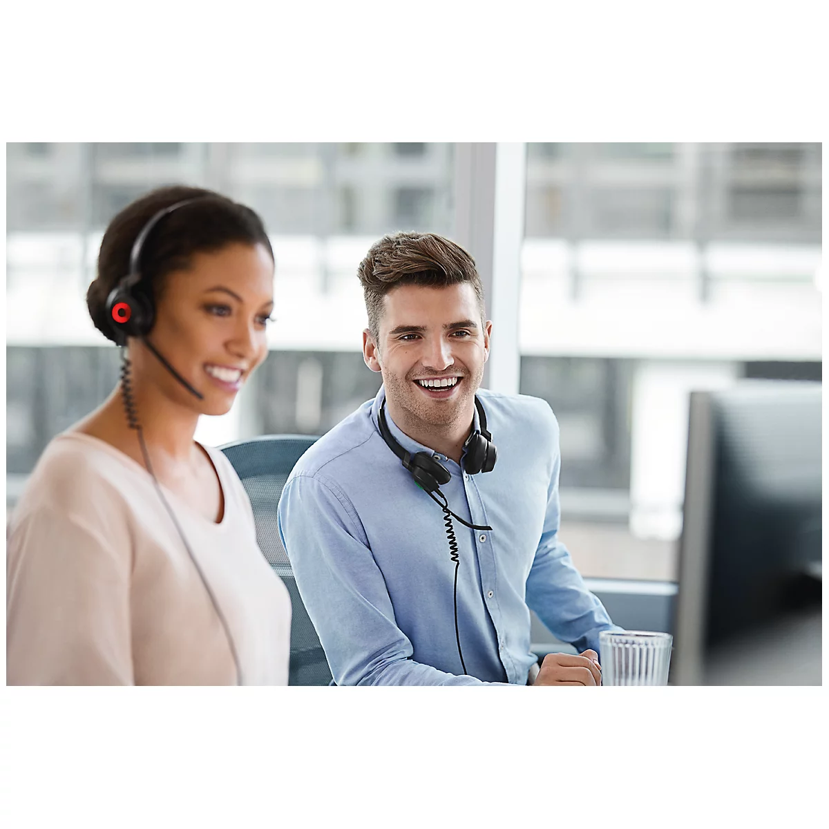 Casque Jabra Engage 50, filaire, USB-C, suppression du bruit Busylight, bandeau réglable, binaural