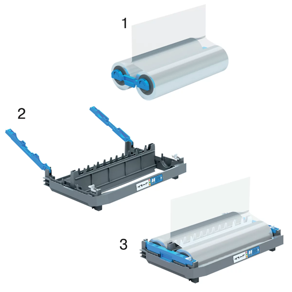 Cassette de film rechargeable GBC Foton 30, avec rouleau de plastification 75 mic, brillant, jusqu'à 250 pages A4