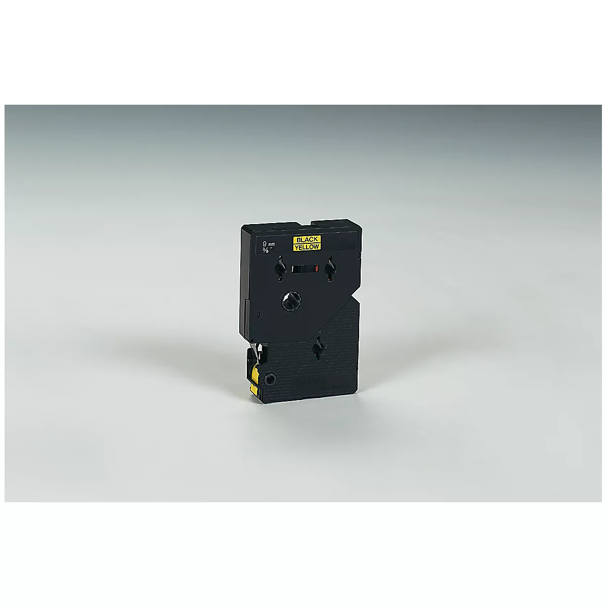 Cassette de ruban pour titreuses TC-691 Brother, 9 mm de largeur, jaune/noir