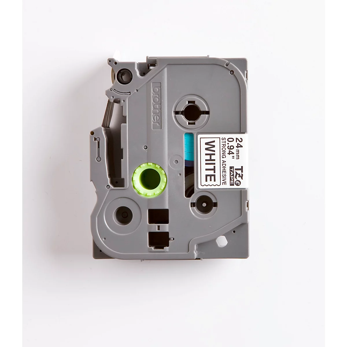 Cassette de ruban pour titreuses TZe-S251 Brother, blanc/noir
