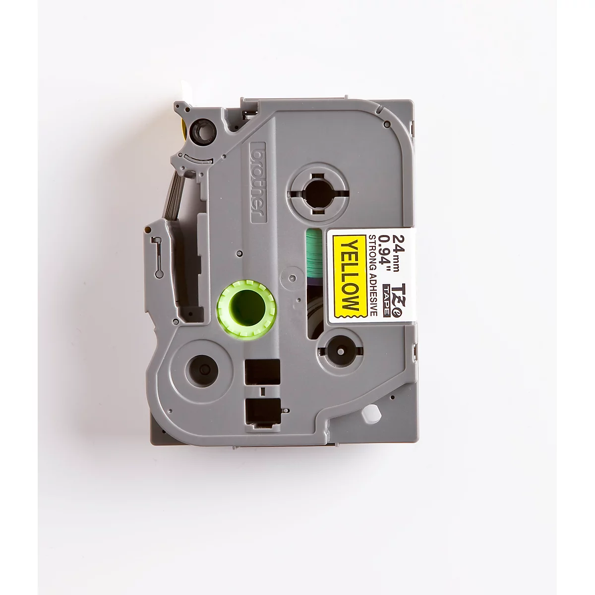 Cassette de ruban pour titreuses TZe-S651 Brother, jaune/noir