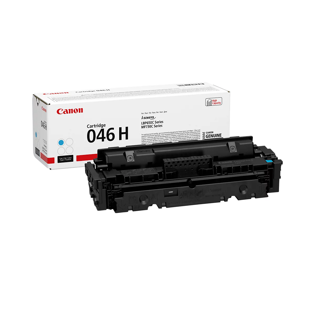 Cassette de toner 046H C Canon, cyan, 6300 pages