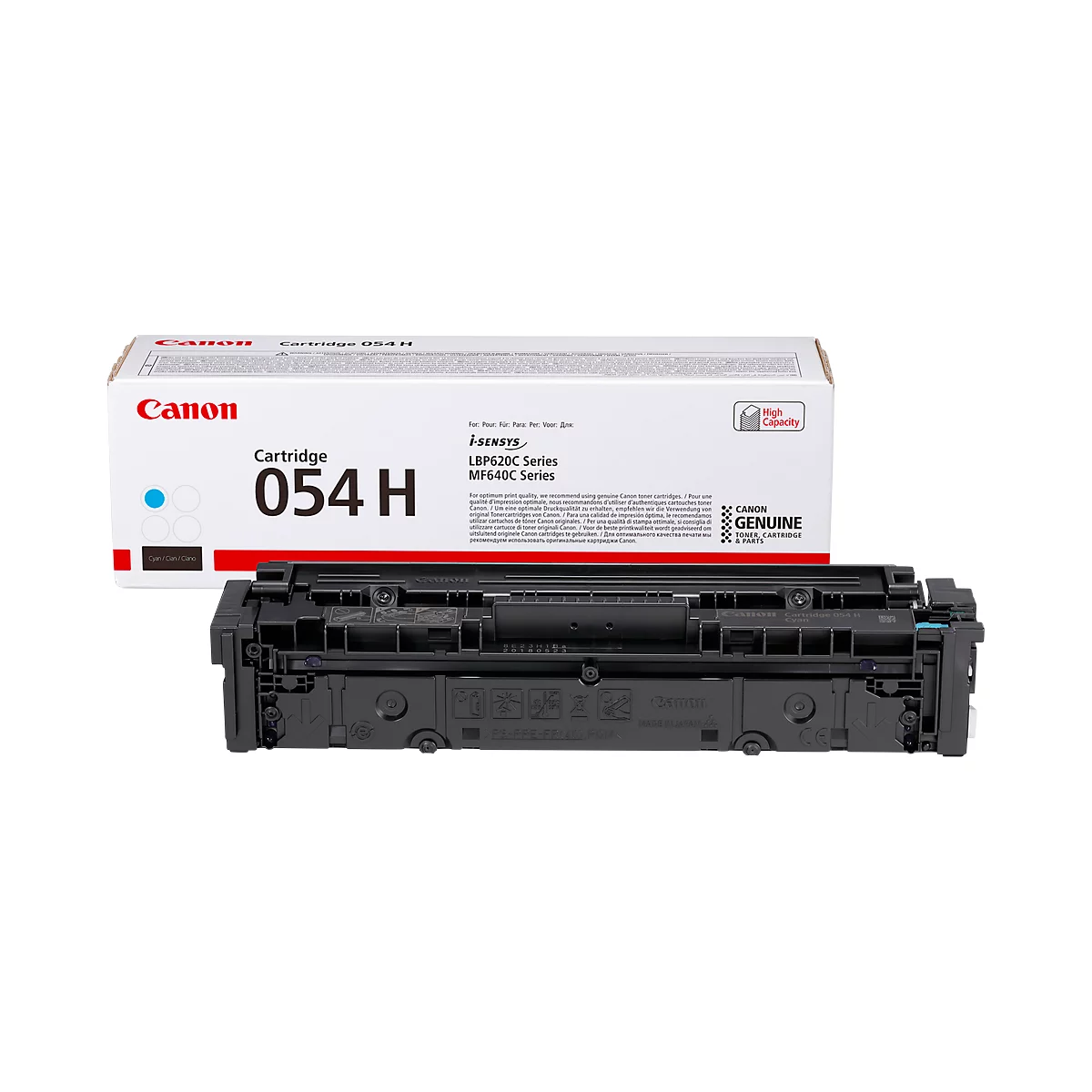 Cassette de toner 054H C Canon, cyan